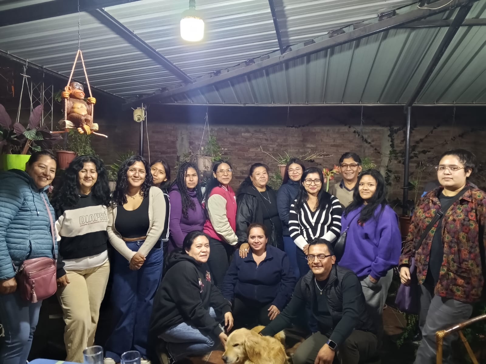 Equipo de Warmi y Vivo en Positivo en taller sobre VIH y VPH.